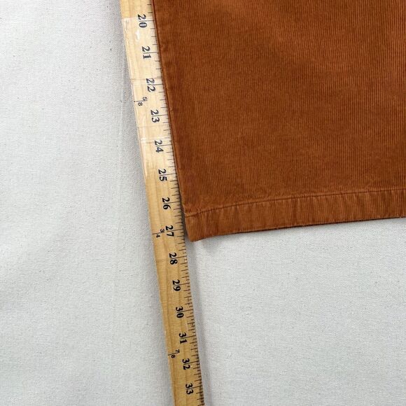 Outerknown Lou Cord Pants Women’s 24 Faded Cedar Brown High Rise Corduroy - Picture 10 of 16